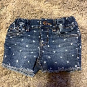 OshKosh- star denim shorts - NWOT - 9 month